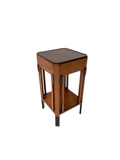 Art Deco Modernist Pedestal by Anton Lucas for N.V. Meubelkunst Leiden, 1920s